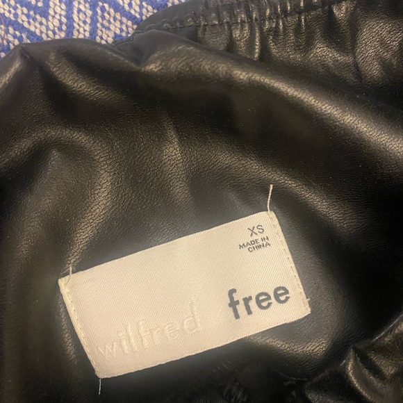 Aritzia Faux Leather Leggings - Picture 2 of 2